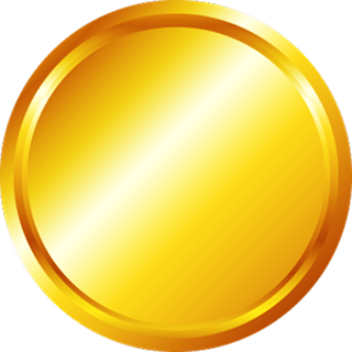 金色のメダルのイラスト