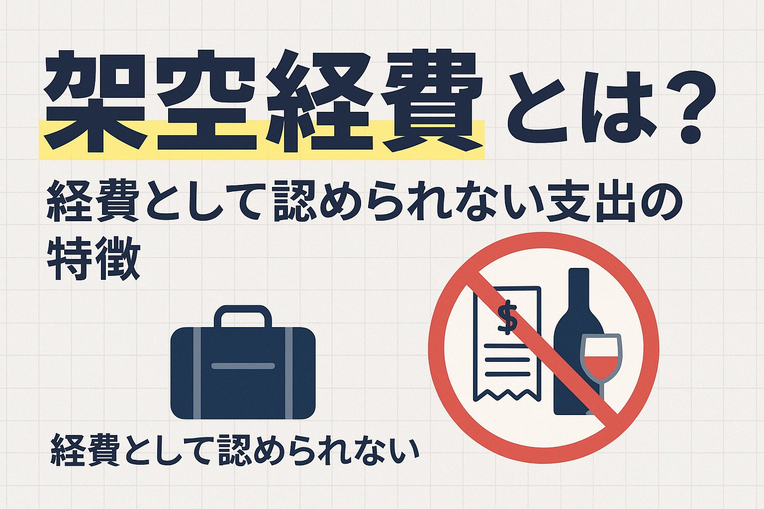 架空経費とは？経費として認められない支出の特徴とリスクを徹底解説