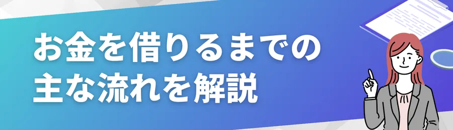 お金を借りるまでの流れ【初心者向けステップ解説】