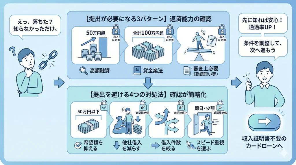 収入証明書が必要になるケース【先に知っておけば落ちない】